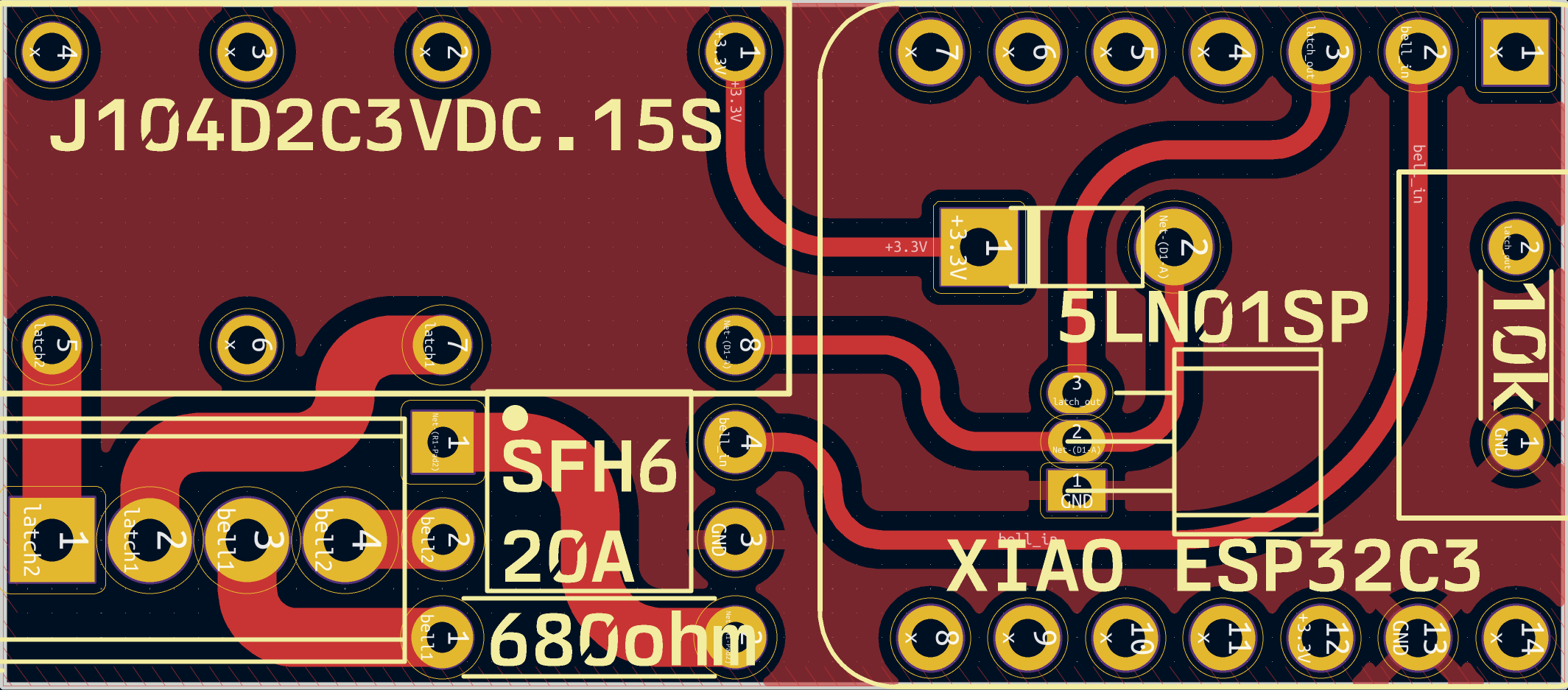 Front of the PCB design